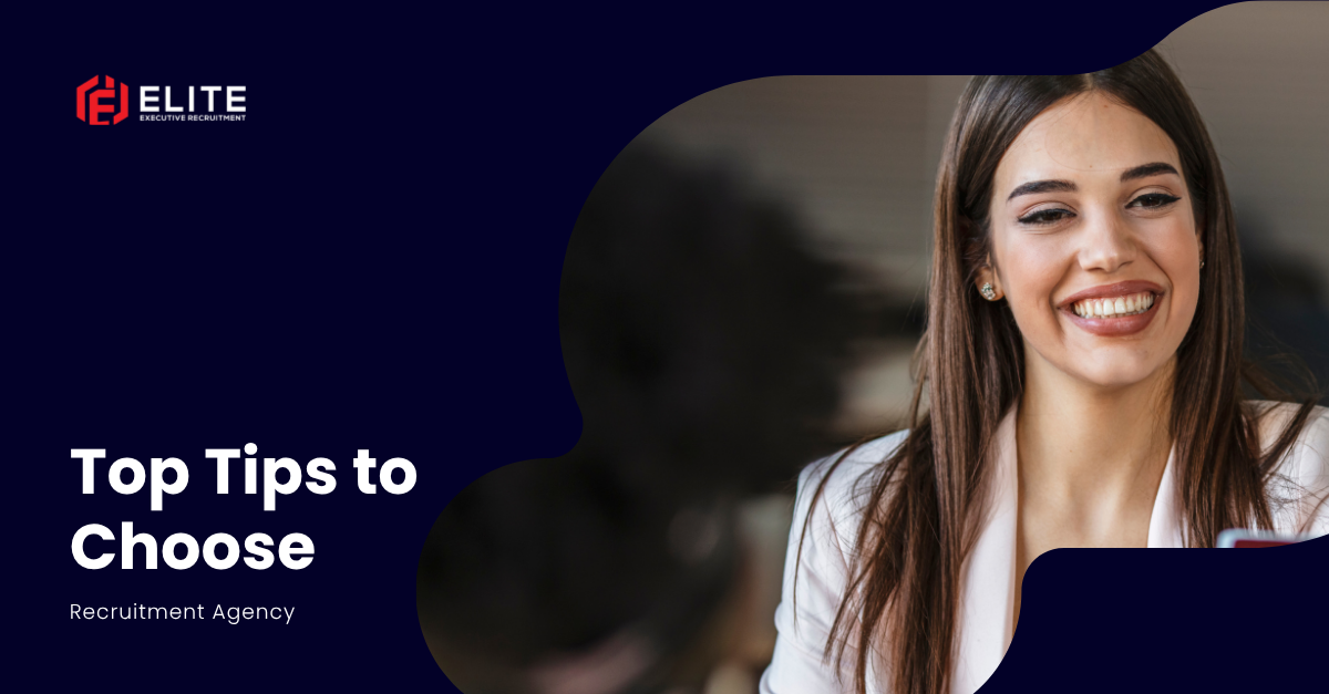 Smiling woman with recruitment tips.