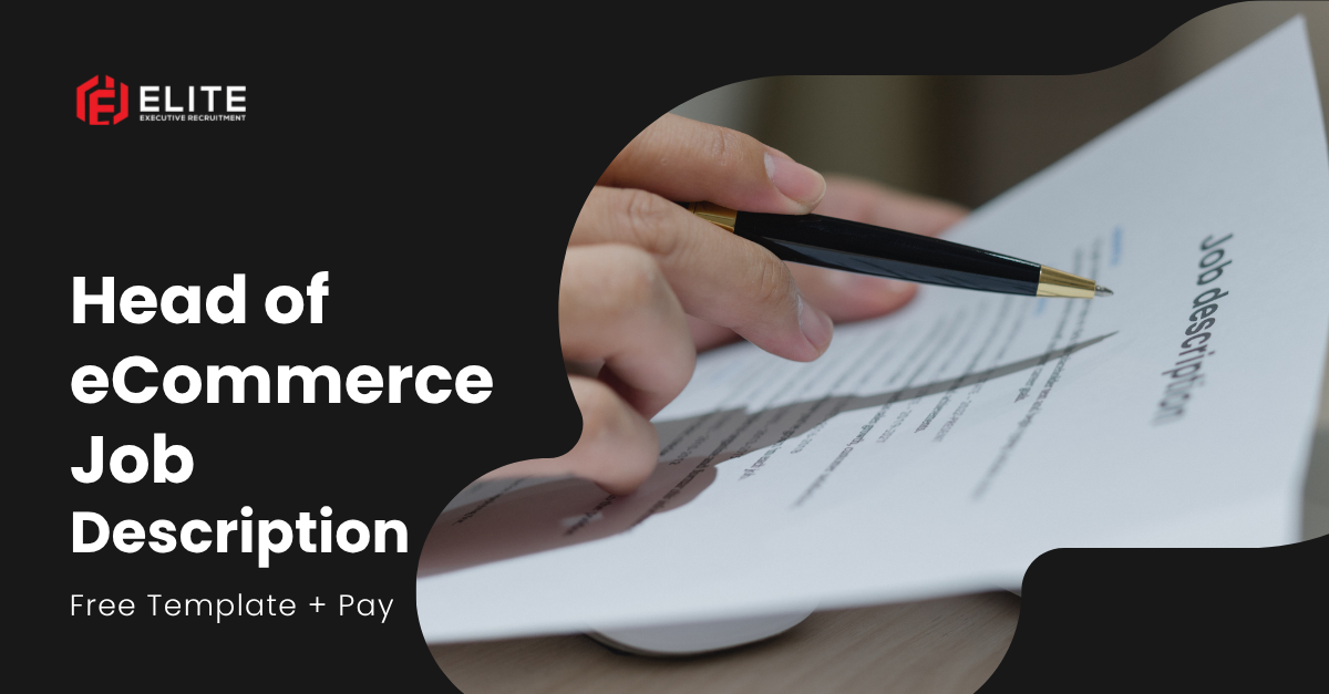 head of ecommerce job description