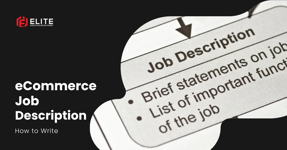 how to write an ecommerce job description